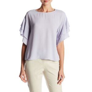 Vince Camuto | Lavender Trumpet Sleeve Blouse | Size Small
